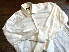 Hugo Boss Regular Fit French Cuff Shirt Men's 17 32/33 NWOT