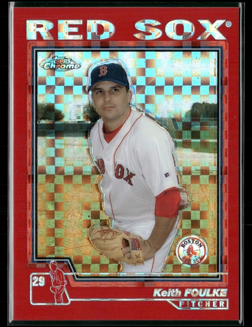 2004 Topps Chrome #360 Keith Foulke Red X-Fractors