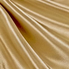 Eliza CHAMPAGNE Shiny Heavy Bridal Wedding Satin Fabric by the Yard - 10009