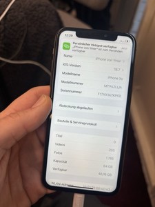 iPhone XS 64GB ohne Simlock, 100% Batteriekapazität Ohne ICloud Face IDdefekt