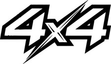 4x4 Off Road Truck Bed Decals Stickers Pair Vinyl Graphics Oracal 651 Style 1