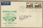 Australia 1953 Centenary of Echuca Young Farmers Pair FDC Cover