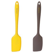 2 Espátulas De Silicona Para Tarros – Mango Largo, Grado Alimenticio | Ideales Para Repostería Y Cocina | Fáciles De Limpiar