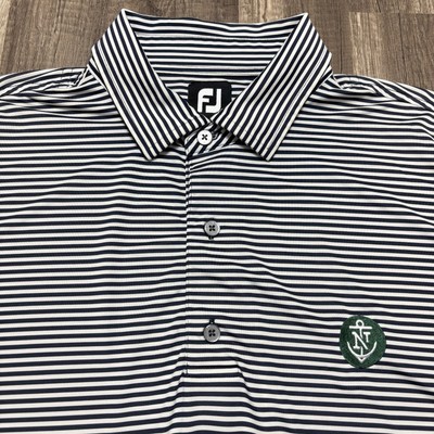 Footjoy Polo Shirt Mens XXL The Northern Trust Financial Golf Performance Stripe