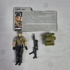 G.I. Joe ARAH Tunnel Rat 1987 Vintage Action Figure Toy & File Card