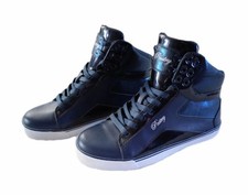 Pastry Sweet Crime Navy Blue Hip Hop High Top Dance Shoes sz 6.5 M Womens