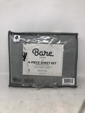 Bare Home Twin 4-Piece Sheet Set Light Grey