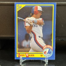 1990 Score #631 Larry Walker  RC Rookie Montreal Expos