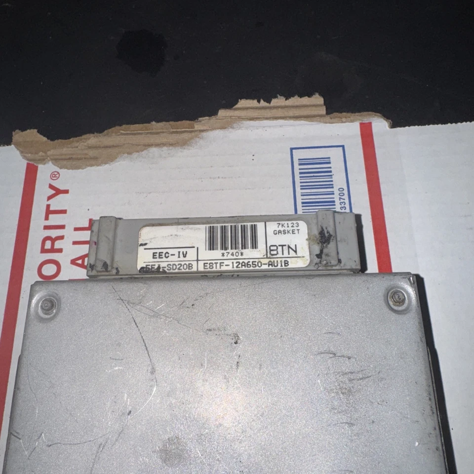 ✅🚘1990 FORD F250 5.8L AT ECU ECM PCM MÓDULO DE CONTROL DEL MOTOR E8TF-12A650-AU1B 8TN Foto 2 de 4