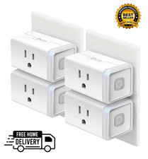 Kasa Smart Plug HS103P4, Smart Home Wi-Fi Outlet Works with Alexa, Echo, Google