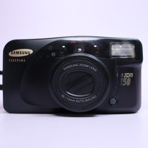 Samsung Slim Zoom 1150 35mm Film Point And Shoot Camera Black Tested