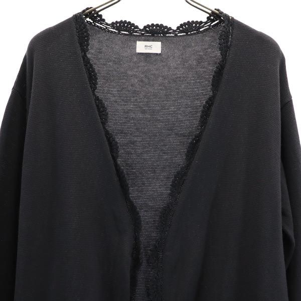 カーディガン Ron Herman - RonHerman RHC lace cardigan. RHC Ron Herman Long Sleeve Lace Cardigan S Gray Women Used