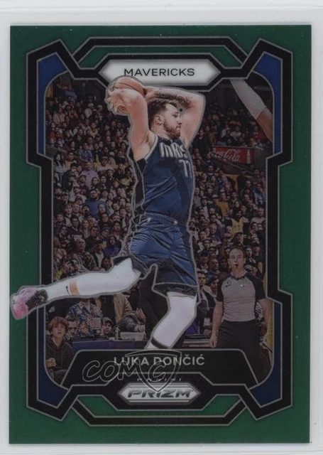 2023-24 Panini Prizm Green Prizm Luka Doncic #110