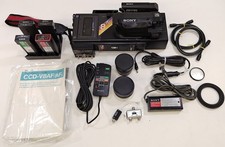 SONY CCD-V8AF/AFu Video8 8mm Video Camera Recorder - w/Lots Of Accessories  Bag