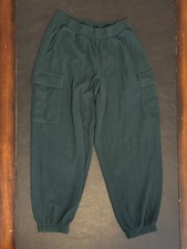 aerie waffle sweatpants xs dark green
