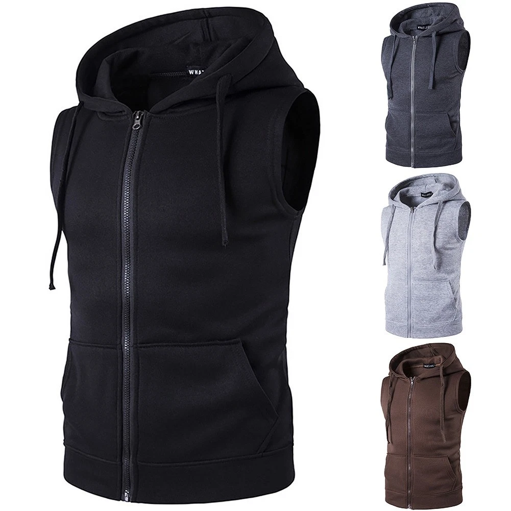 VETEMENTS Felpe con cappuccio abbigliamento chiusura zip abbigliamento sportivo felpe gilet