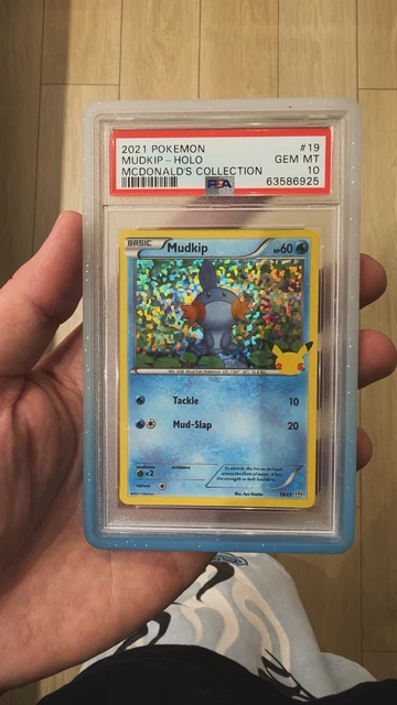 2021 POKEMON MCDONALD'S COLLECTION #19 MUDKIP-HOLO PSA 10
