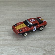 Custom TOMY AFX Inline HO Slot Car   Corvette 8 Racing Body   Fast Runner