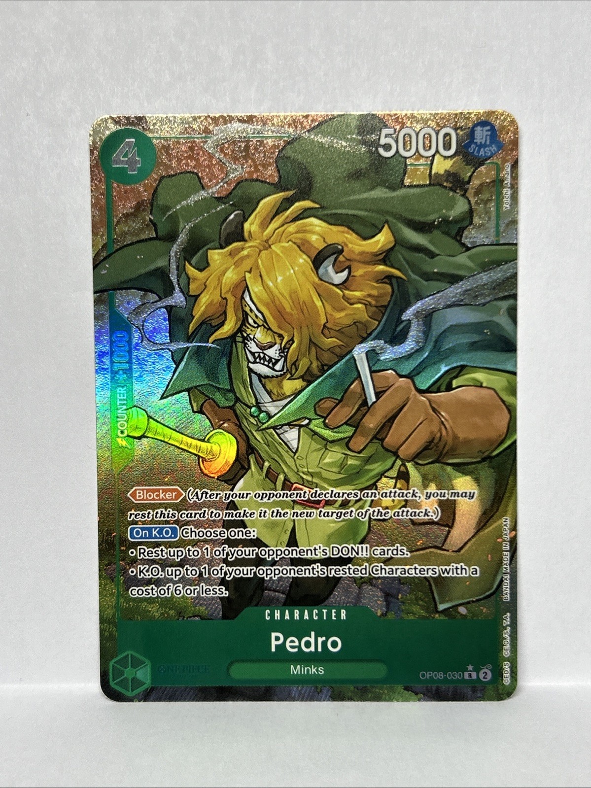 Pedro (Parallel) OP08-030 Two Legends Foil One Piece💎🌟