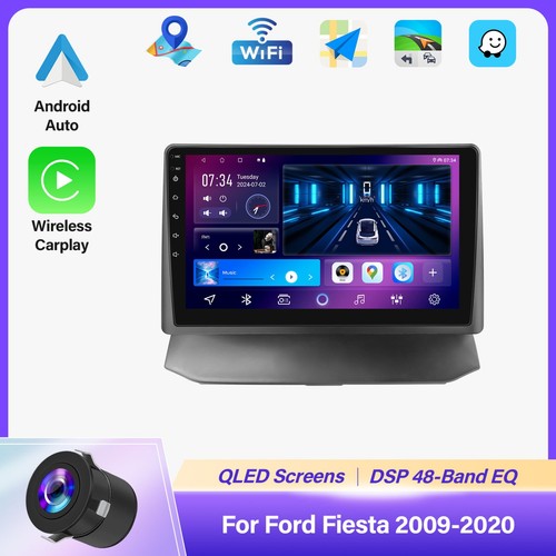 For 2009-2016 Ford Fiesta 9" Screen Stereo Radio Android 14 GPS Navi Carplay 32G