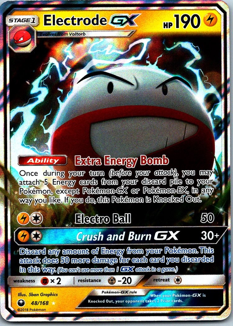 Electrode GX Ultra Rare SM - Celestial Storm 48/168 NM