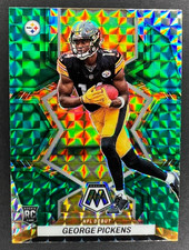 2022 Panini Mosaic - NFL Debut George Pickens #282 Green Mosaic Prizm (RC)