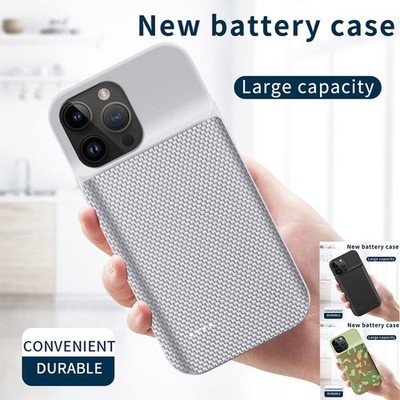 Power Case für iPhone 14 Pro Max Plus Externe Akku-Ladehülle Power Bank