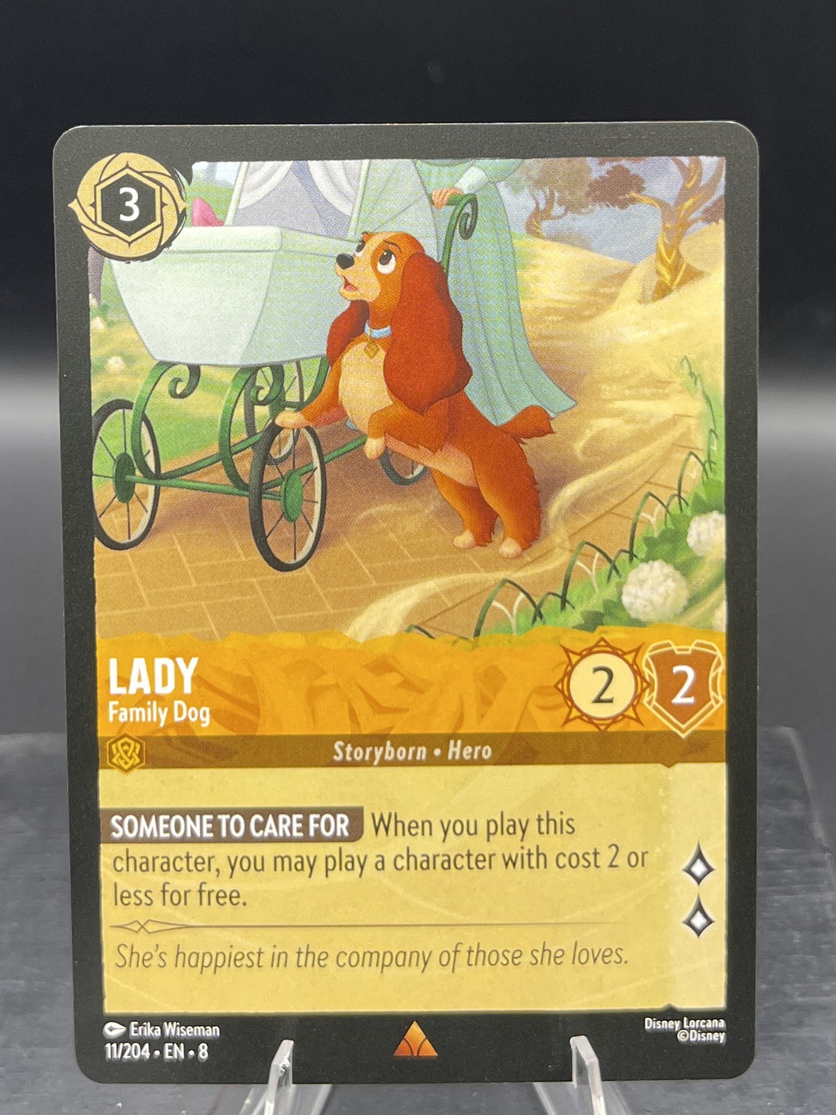 Disney Lorcana-Reign of Jafar-Lady - Family Dog-#11-Base -NM