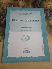Chaikovsky Vals De Las Flores For Classical Guitar Extremely Rare Sheet Music