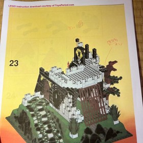 LEGO System Fire Breathing Fortress 6082 In 1993 Used Retired Complete Japan