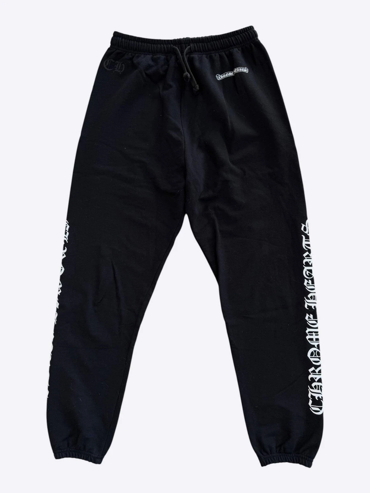 Chrome Hearts Black & White Logo Sweatpants
