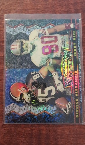 Jerry Rice, Derrick Alexander [Refractor] #27 1994 Stadium Club Bowman's Best card