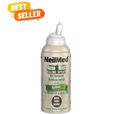 Nasamist Saline Spray with Xylitol, 4.5 Ounce Pack of 1