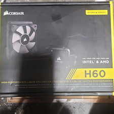 Corsair H60 Liquid CPU Cooler 120mm Radiator Black for Intel  AMD