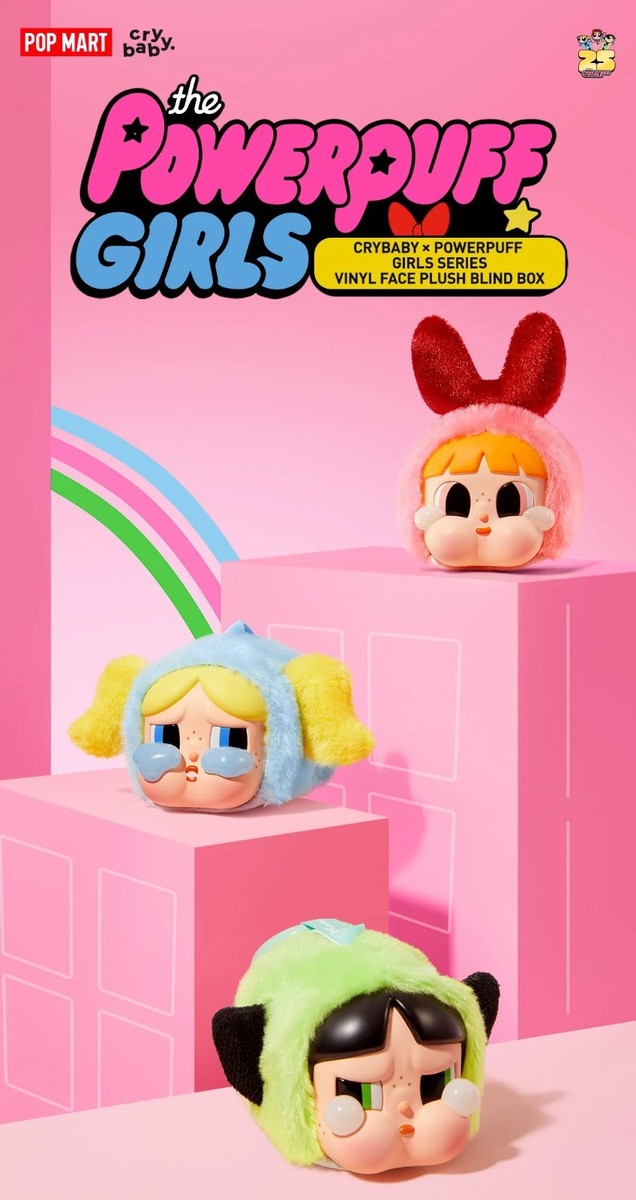 POP MART Crybaby x Powerpuff Girls Series Plush Figure Toy Dolls