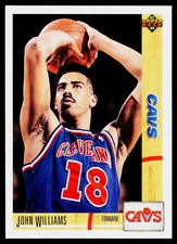 John Williams, 1991-92 Upper Deck, #249, Cleveland Cavaliers,