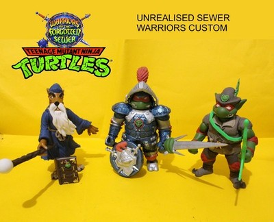 Teenage Mutant Ninja Turtles Custom Warriors of the Forgotten Sewer Playmates