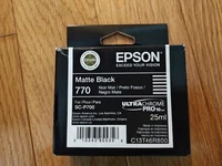 2025 GENUINE EPSON 770 MATTE BLACK T46R8 INK T770 SURECOLOR SC-P700 SEALED