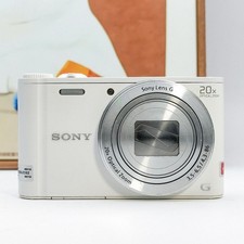 Sony Cyber Shot DSC-WX350 18.2MP 20x Optical Zoom White Digital Camera English