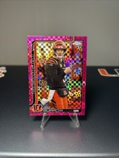 2025 Topps Chrome Football Joe Burrow Pink X-Fractor #61 Bengals  