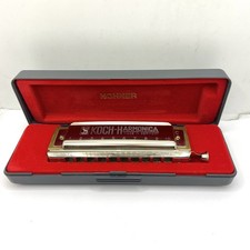 CLEAN HOHNER CHROMONICA 260/40C w/ ORIGINAL CASE MADE IN GERMANY - LOW USE