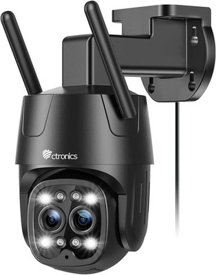 Ctronics 650C - 2K 4MP Überwachungskamera Aussen WLAN 2,4GHz/5GHz mit Dual-