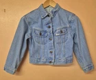 Lee Denim Jacket Blue Vintage Short Womens Made In USA Size Small