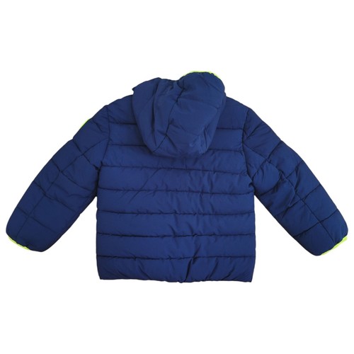 Gerry Puffer Jacket Boys Size 4T Blue Full Zip Pockets Hooded Winter - Picture 3 of 11