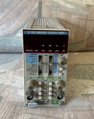 Tektronix DC503A High-Precision Universal Counter Timer Plug-In Module