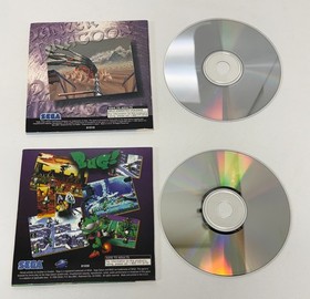 Bug! and Panzer Dragoon Playable Preview Demo Sega Saturn Lot of 2 w/ Sleeves