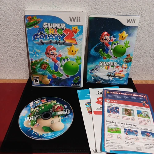 Super Mario Galaxy 2 Nintendo Wii 2010 Complete In Box W/Manual CIB Read