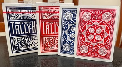Tally Ho Fan Back playing cards (2 decks)
