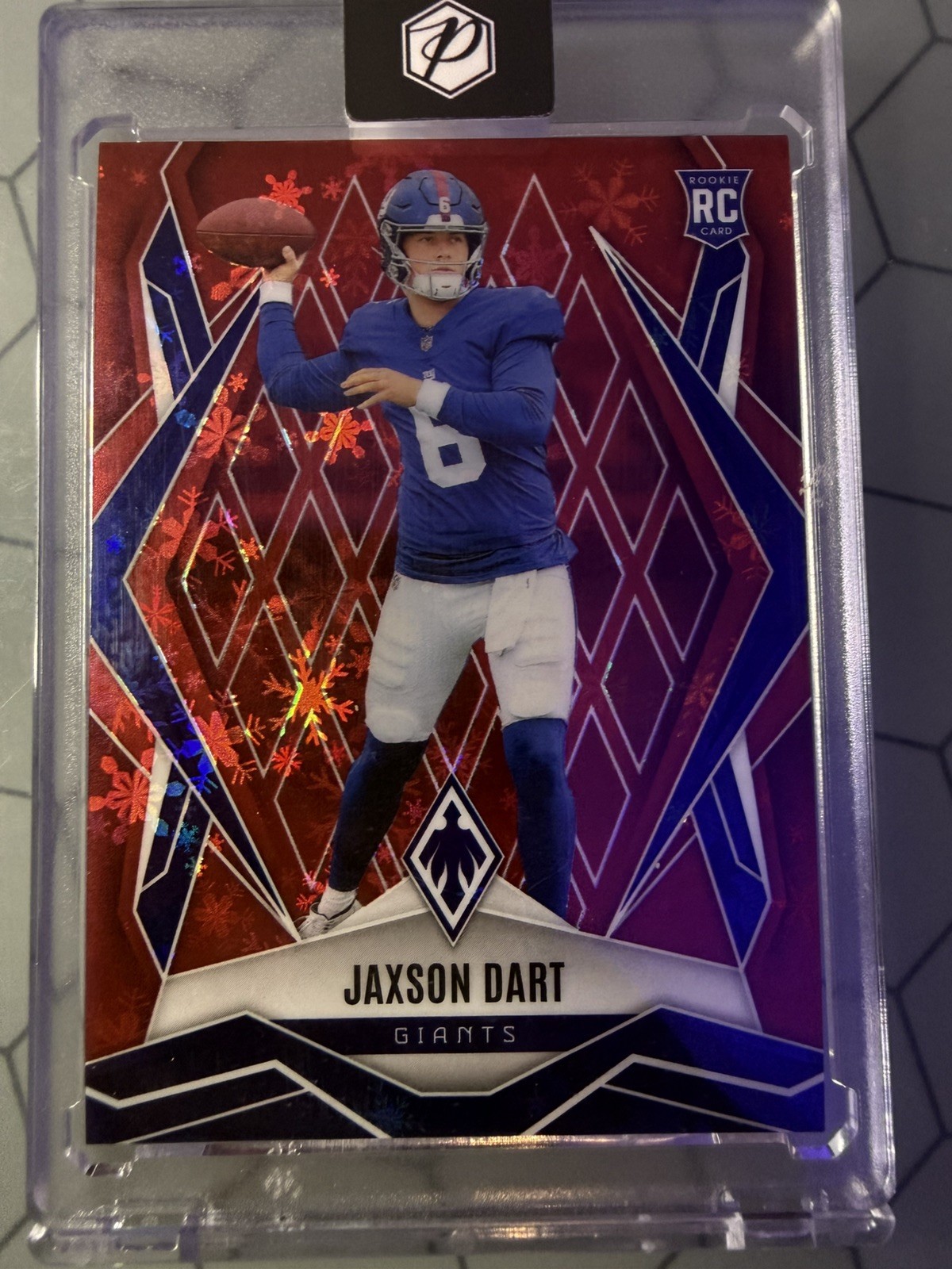 2025 Phoenix Winter Rookie Jaxson Dart #200 Red Snowflake /399 RC NY Giants