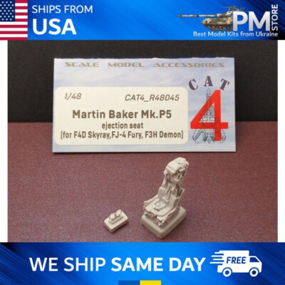 #ad CAT4 R48045 Martin Baker Mk.P5 ejection seat for F4D Skyray. Resin parts 1 48 $19.95